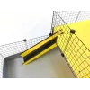 Gabbia modulare C&C a un piano 4x2 + soppalco 2x1 + rampa nera