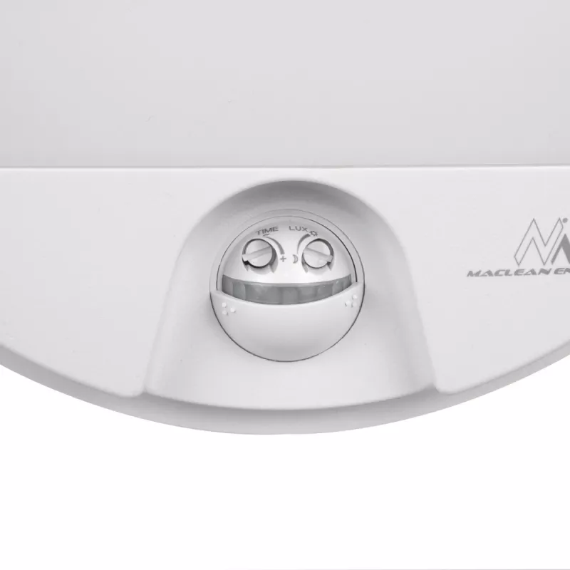 Lampada LED MACLEAN MCE291W con sensore di movimento IR, 10 W, 3000 K