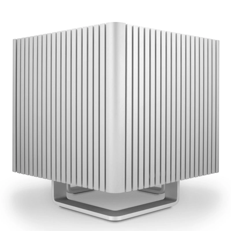 Case cubo fanless Streacom DB4 + alimentatore Nano 120 Watt - argento