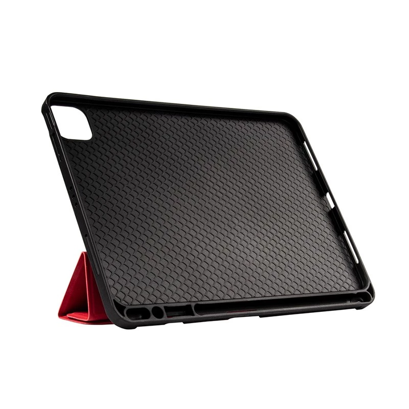 Crong FlexFolio CRG-FXF-IPD112-RED custodia a libro per iPad Air 11 M3 (2025)/M2 (2024), iPad Air 10.9 (5-4 gen.), iPad Pro 11 (2022-2021), 27,7 cm (10,9″), con supporto per Apple Pencil, rossa