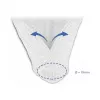 Guaina intrecciata DeLOCK 20815 10 m x 19 mm bianco