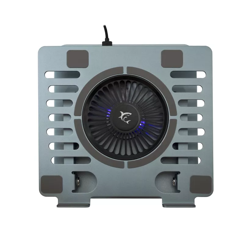 White Shark GCP-16 Ice Monster Base di raffreddamento per laptop, fino a 17,3 pollici, LED, grigio
