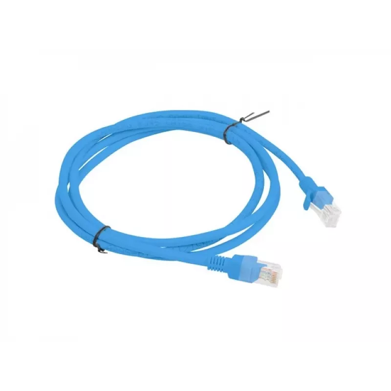 Lanberg PCU6-20CC-0150-B Cavo patch Cat.6 UTP, 1,5 m, Blu, confezione da 10