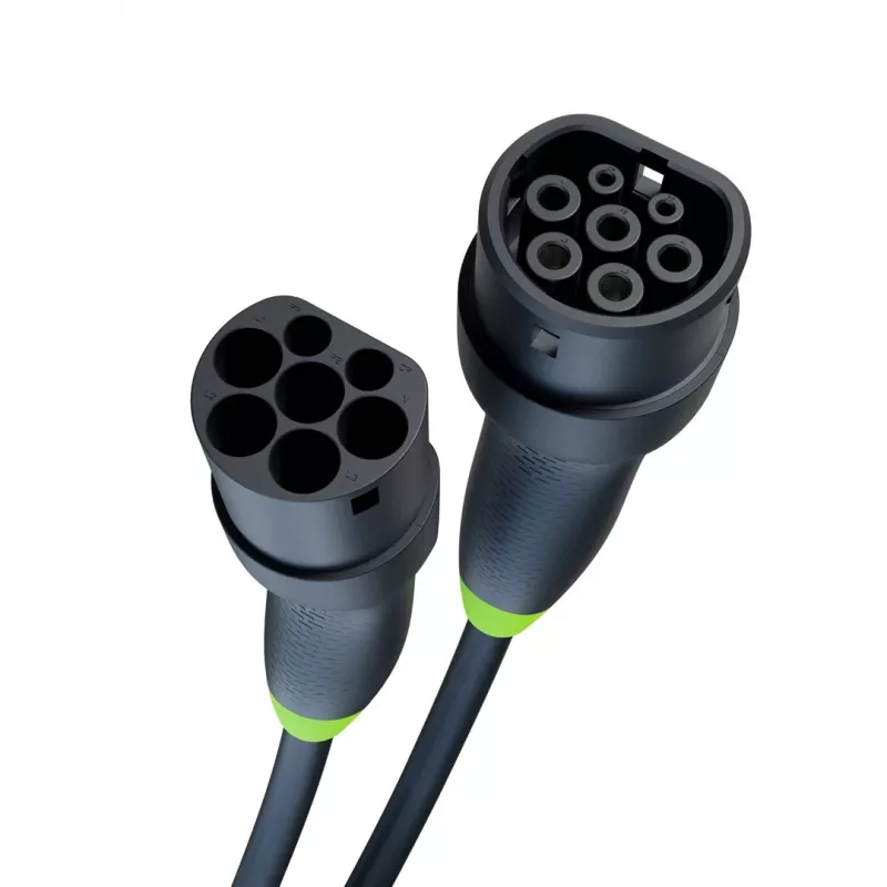 Cavo di ricarica Green Cell EVKABGC03 — Tipo 2, 5 m, 11 kW, per veicoli elettrici