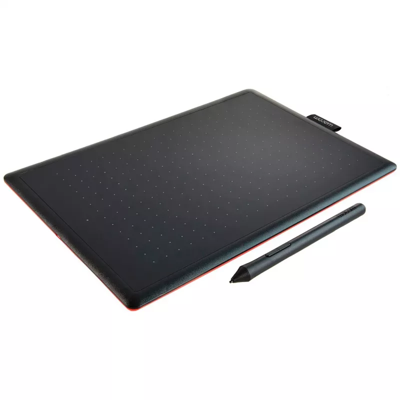 Wacom One by Medium tavoletta grafica nera, rossa 2540 lpi 216 x 135 mm USB