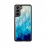Custodia protettiva iKins per Samsung Galaxy S21 in Blue Lake nero