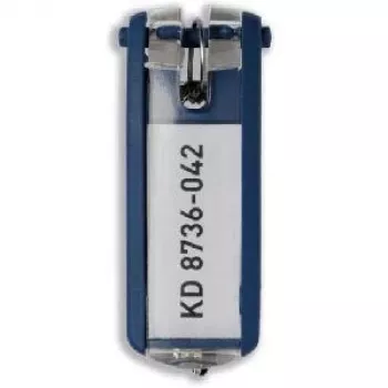 Portachiavi Key Clip Durable 1957-07 blu 6 pz.
