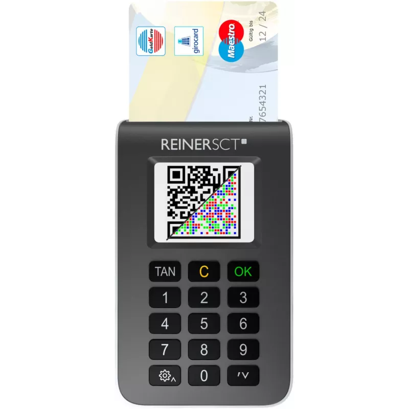 ReinerSCT tanJack photo QR - generatore TAN - antracite