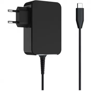 Caricabatterie mobile LC-Power LC-NB-GAN-65-C laptop nero AC da interno