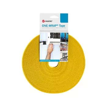 Fascette per cavi con chiusura a strappo Velcro One Wrap Tape polipropilene 25000 mm × 16 mm giallo, 1 pezzo