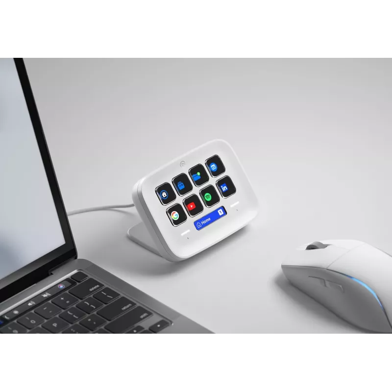 Stream Deck Neo Elgato controller programmabile a 10 tasti bianco