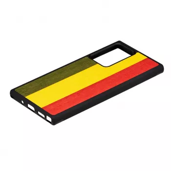 Custodia per cellulare Man and Wood per Samsung Galaxy Note 20 Ultra, Reggae nero