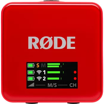 RØDE Wireless GO III rosso - sistema microfonico wireless (rosso)