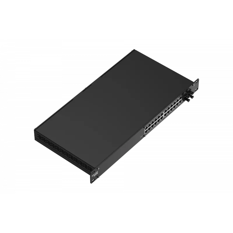 Teltonika SWM280 switch industrial managed, 24x GLAN, 4x SFP, switch PoE 12x PoE+