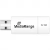 MediaRange - Unità flash USB - 32 GB - USB 2.0 - Bianco, Verde (MR973)