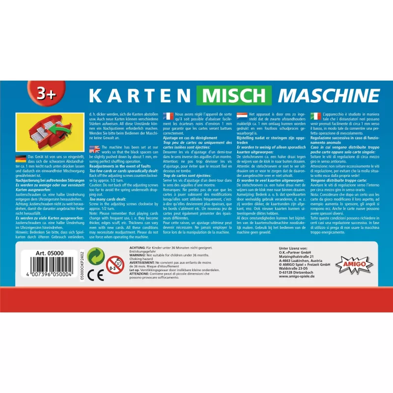 Mescolatore di carte (rosso)