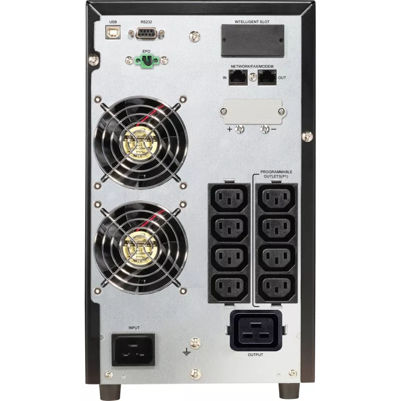 PowerWalker VFI 3000 CG PF1 doppia conversione (online) 3 kVA 3000 W 9 uscite AC