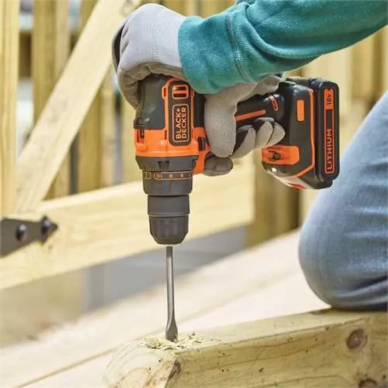 Black & Decker BDCDD186K-QW Trapano avvitatore a batteria