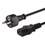 Cavo di alimentazione SAVIO CL-138 — IEC C13 a Type E, 1,8 m, nero