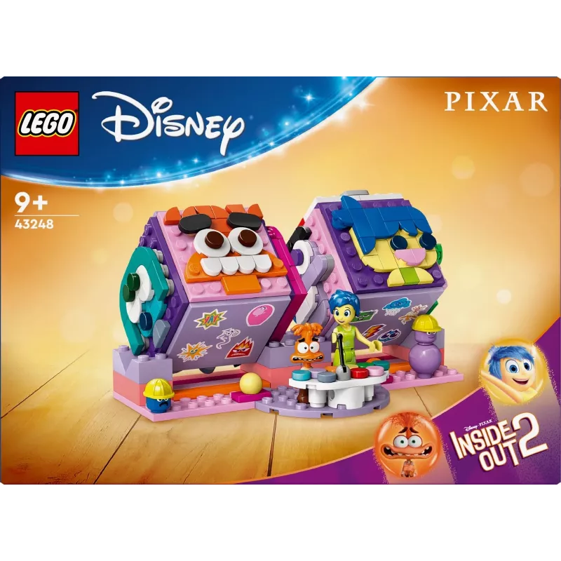Giocattolo da costruzione LEGO Disney Pixar Inside Out 2 set cubi delle emozioni 43248