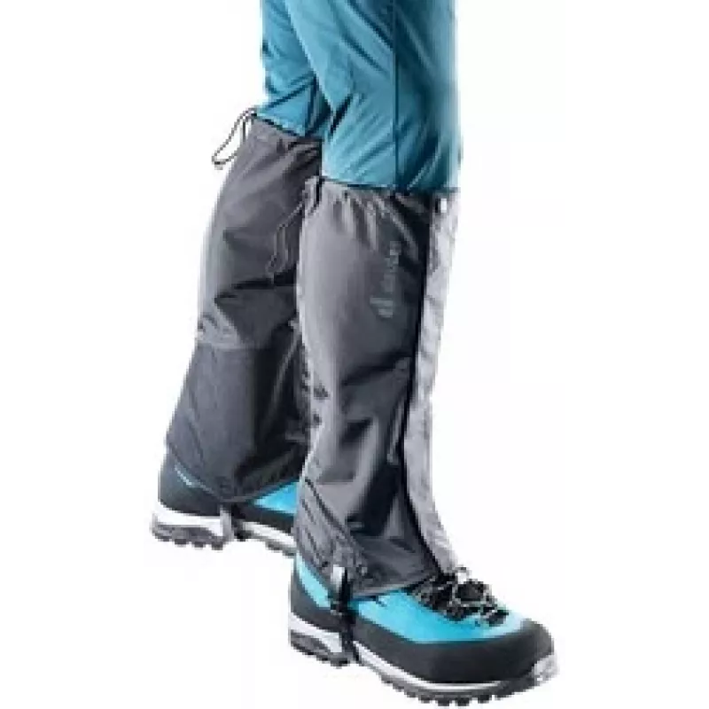 Ghette DEUTER 39320257000 nero, taglia S — ghette da trekking leggere, copertura protettiva