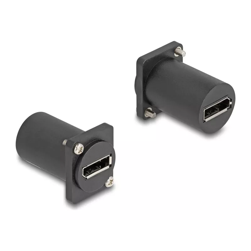 Modulo tipo D DeLOCK DisplayPort connettore femmina su connettore femmina 4K nero