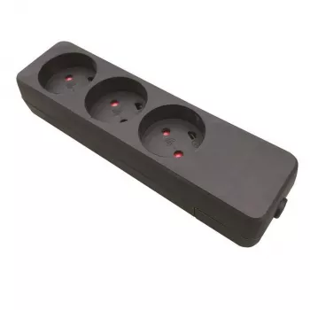Prolunga elettrica Garbot Z66000109-PA01 3 prese AC per interni nero