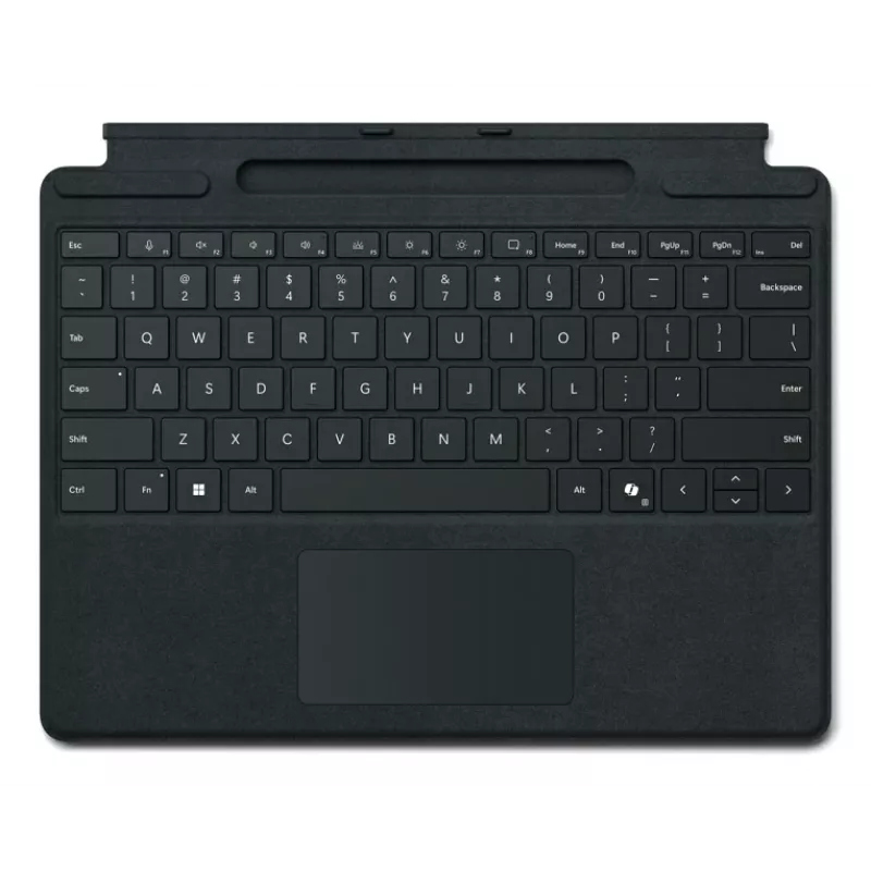 Microsoft Surface Pro Signature Keyboard - tastiera - con accelerometro, trackpad, alloggiamento e ricarica Surface Slim Pen 2 - QWERTY - GB - S