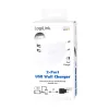 LogiLink alimentatore - 12 Watt - 2,4 A - 2 porte di uscita (USB)
