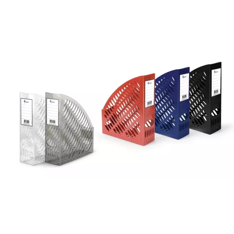 Portadocumenti verticale Forpus, 7 cm, rosso, plastica 1003-006