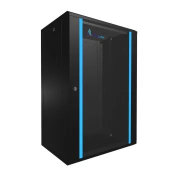 Rack a parete Extralink 18U 600x450 nero