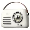 Radio portatile SAVIO RS-02 — sintonizzatore FM analogico, Bluetooth 5.3, alimentazione USB, 3 W, bianco