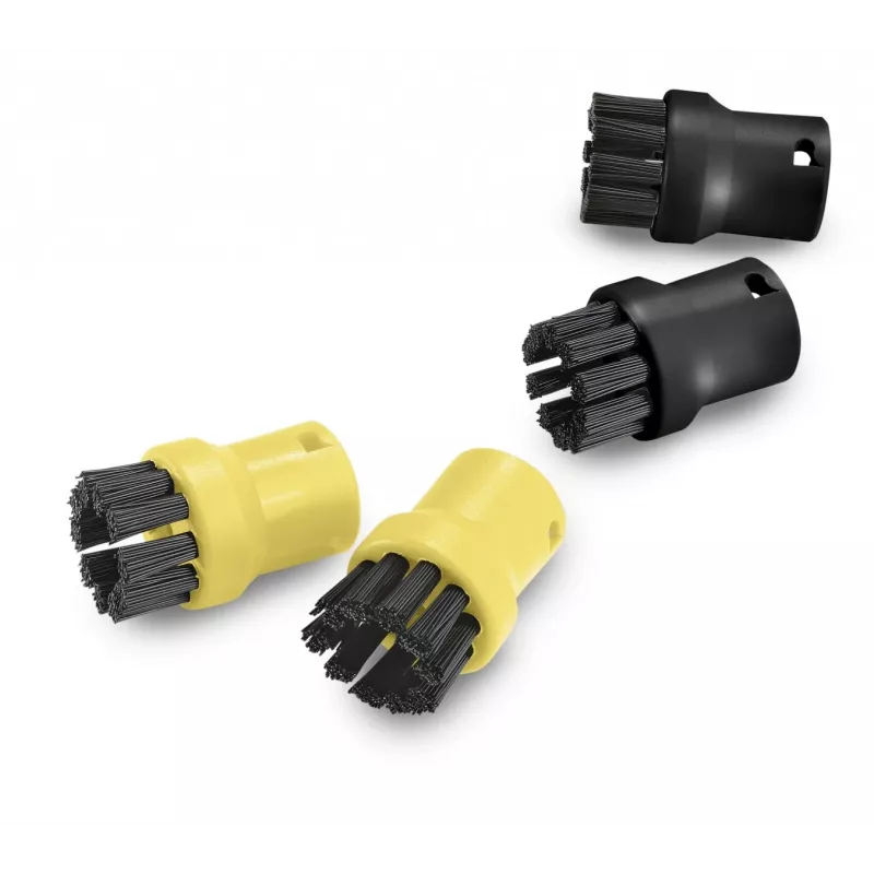 Set spazzole Kärcher per pulitori a vapore 2.863-264.0, spazzole in plastica rotonde 26×26×40 mm, 4 pezzi