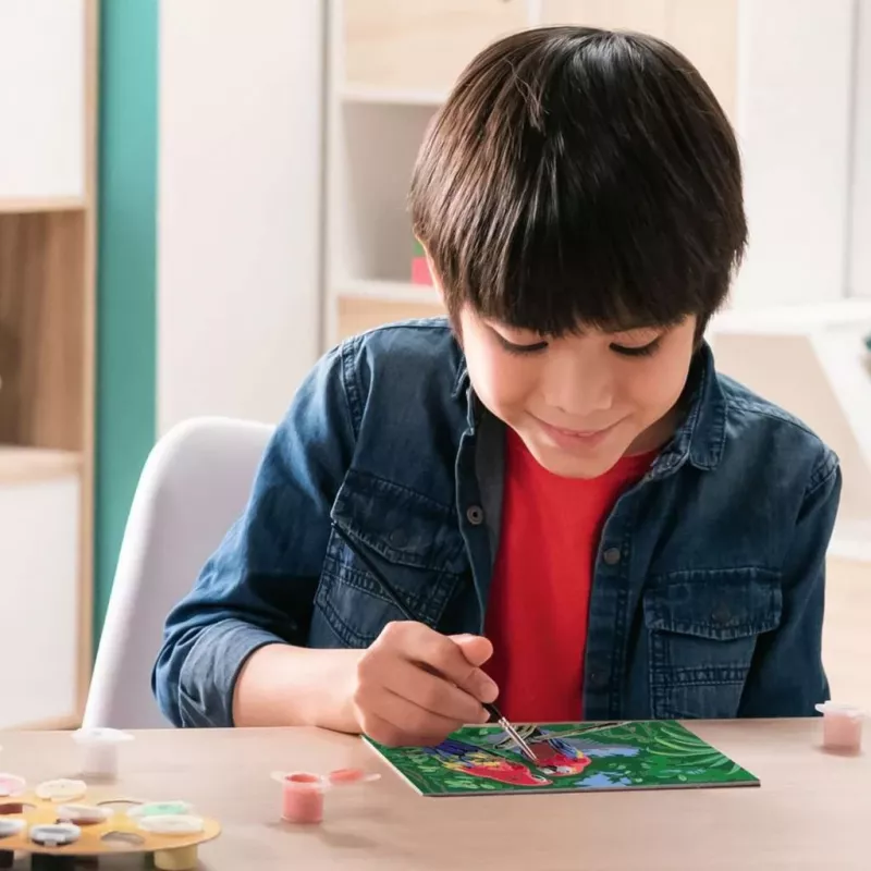 Ravensburger dipinti con i numeri - Pappagalli colorati