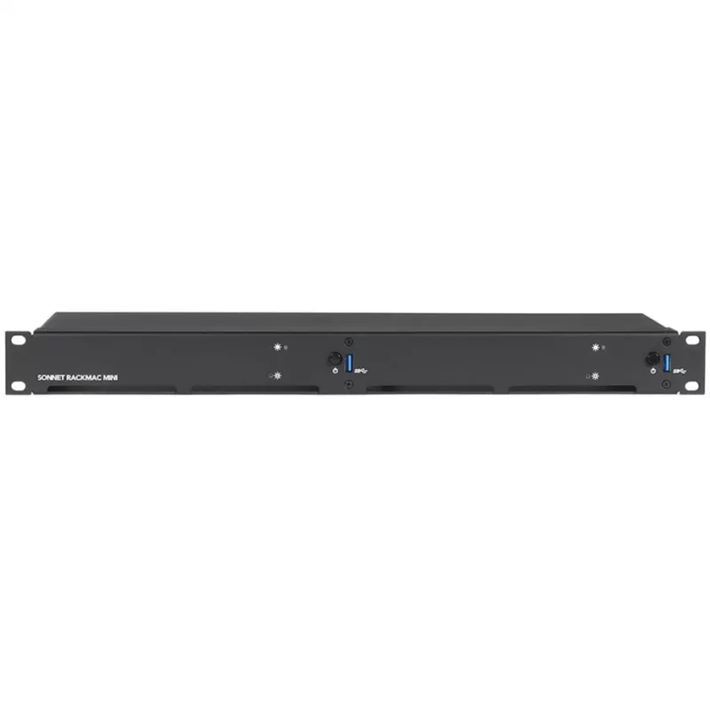 Set di supporti Sonnet RackMac mini 1U nero