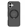 Custodia protettiva Torras Ostand Pro per iPhone 16 Plus — nero, profilo sottile, leggera