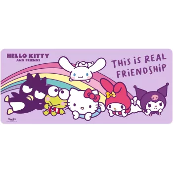 Tappetino per mouse Kids Euroswan 80×30 cm Hello Kitty, grande tappetino da scrivania per mouse e tastiera