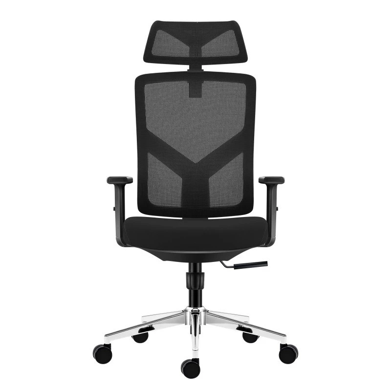 Sedia da ufficio girevole mark adler Manager 3.3 nero — design ergonomico, base girevole