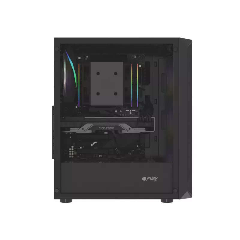Case Fury Shobo SH4F con finestra RGB e 4 ventole MIDI computer PC