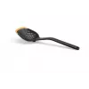 Fiskars 1027302 mestolo forato, 30 cm, nero/arancione