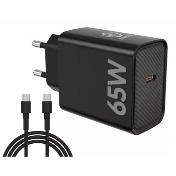 Caricabatterie rapido PD65W USB-C per notebook, smartphone