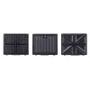 Ravanson OP-7050 Sandwichiera 3 in 1, 1200 W, Nero/Argento