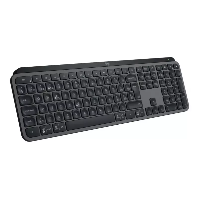 Tastiera Logitech MX Keys S RF Wireless + Bluetooth QWERTZ svizzero grafite (920-011571)
