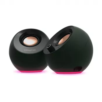 Creative Labs Creative Pebble Pro - altoparlanti - per PC - 2.0 canali - senza fili - Bluetooth - USB - 30 Watt (totali) (51MF1710AA000)