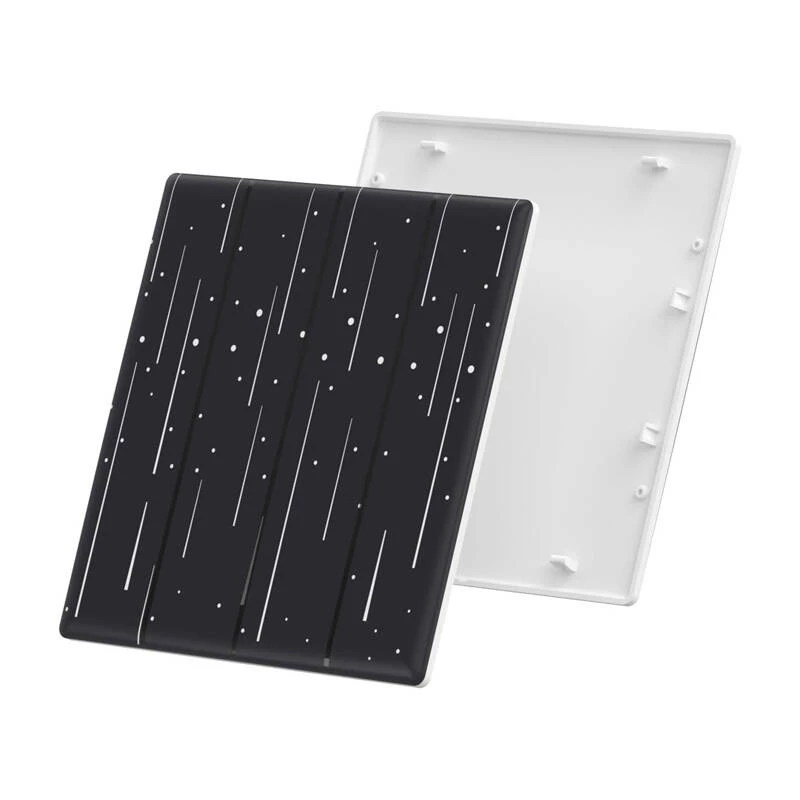 Copertura decorativa Sonoff T5-4C-86-star per interruttore touch — modello T5-4C-86-star, placca da parete per montaggio 86×86 mm
