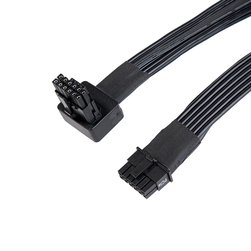 SilverStone SST-PP14-90 cavo 12VHPWR, 90 gradi, 650 mm, nero