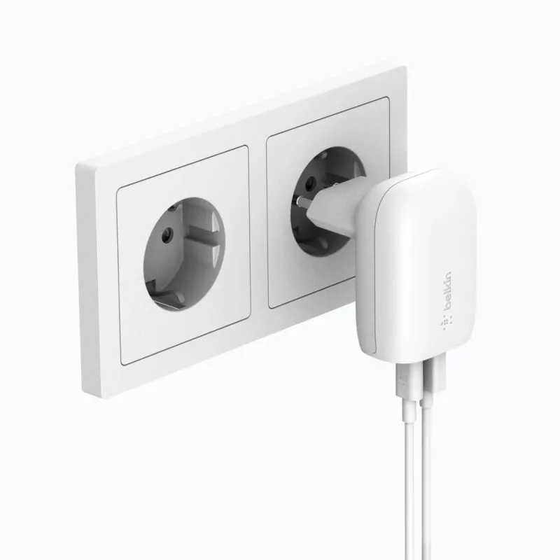 Belkin WCB007vfWH Smartphone, Tablet bianco AC ricarica rapida per interni