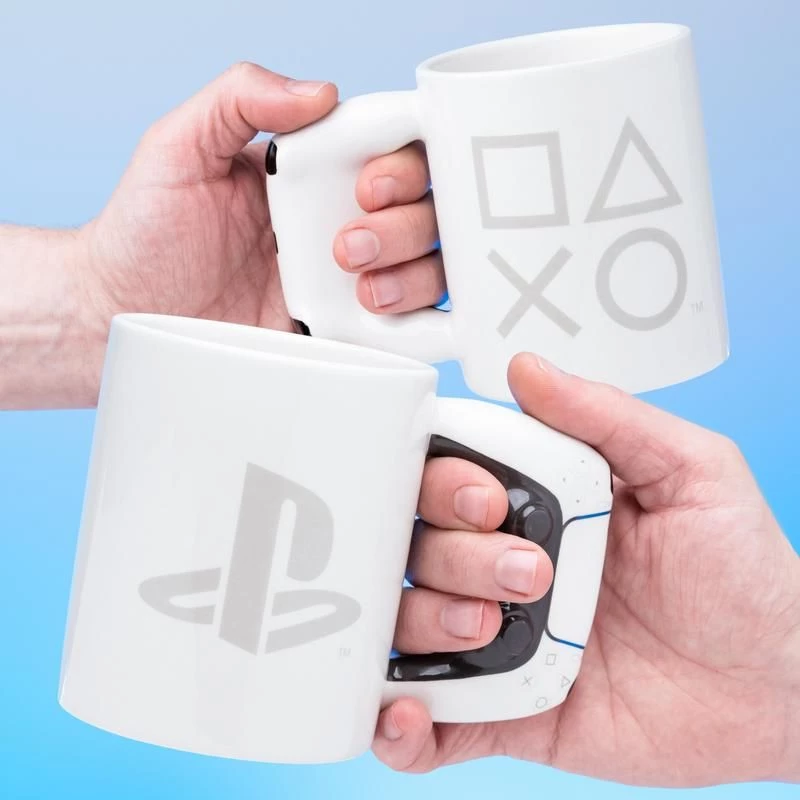 Tazza Paladone PlayStation sagomata PS5 bianca 0,48 L singola