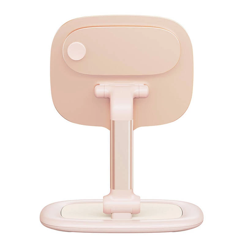 Supporto per tablet e telefono Baseus Seashell Series rosa – regolabile in altezza, leggero