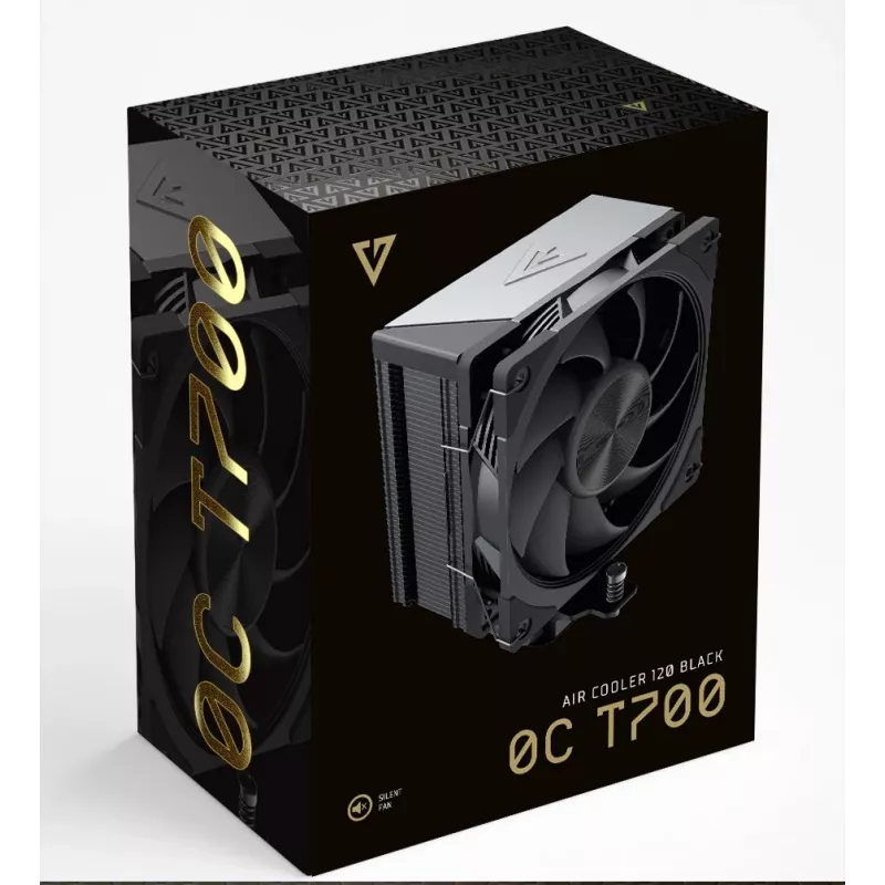 Dissipatore CPU ad aria MODECOM Volcano 0C T700 12 cm nero